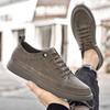 Brand Men's Casual New Leather Shoes for Men Non-slip Sports Shoes Comfortable Sneakers Male Flat Slip-on Casual Shoes
