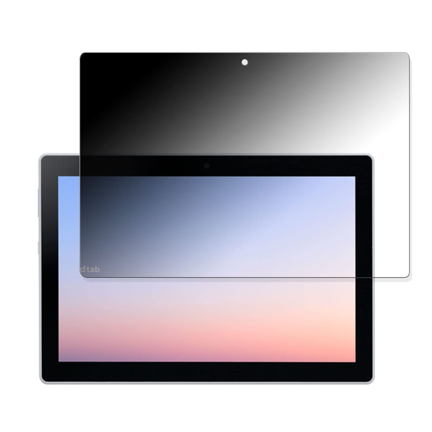 

Защитная пленка MotoMoto для Docomo dtab d-51C, Защита экрана от подглядывания, Изогнутый экран, Уменьшенное отражение