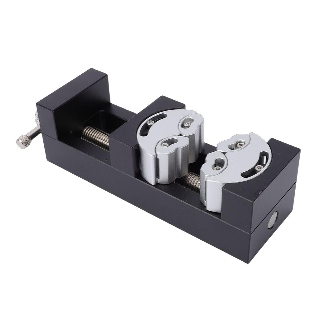 Mini Vise Clamp Smart Fractal for Drill Press Bench Heavy Duty Self Adjusting Aluminum Alloy for Crafts Jewelry Making