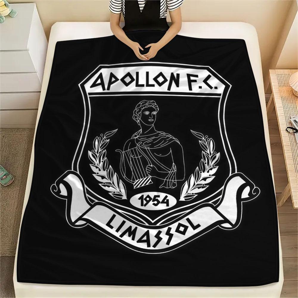 Apollon Limassol FC FlAannel Blanket, High Quality Comfortable for All Seasons, Home Decor, Warmth and Comfort
