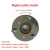 E Bike Motor Gear Clutch Kit 36T 47.5x12mm Nylon+Steel Planetary Gear with 88mm Clutch Set for Bafang Electric 500W/750W Motor