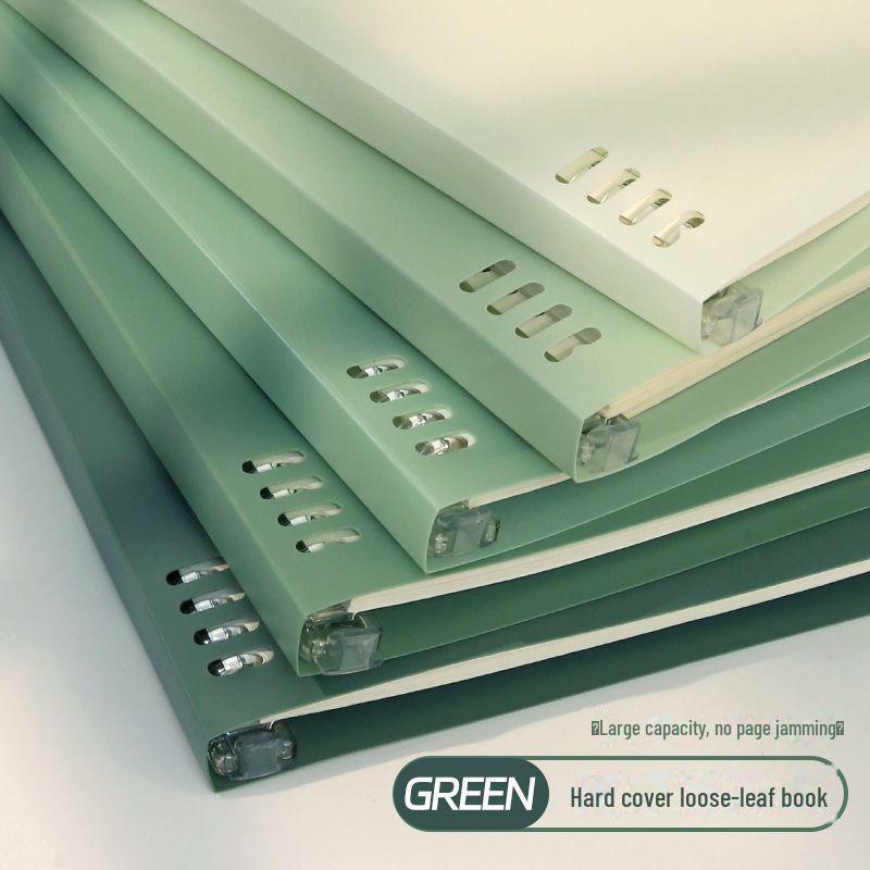 New Gradient B5 Loose-Leaf Notebook with Smooth Pull-Out Cover