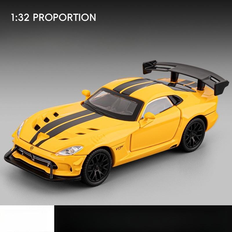 Viper ACR Massive Sports Car Alloy Diecast Model Car Children's Toy Car Racing Games With Kids With Sound Light Gifts