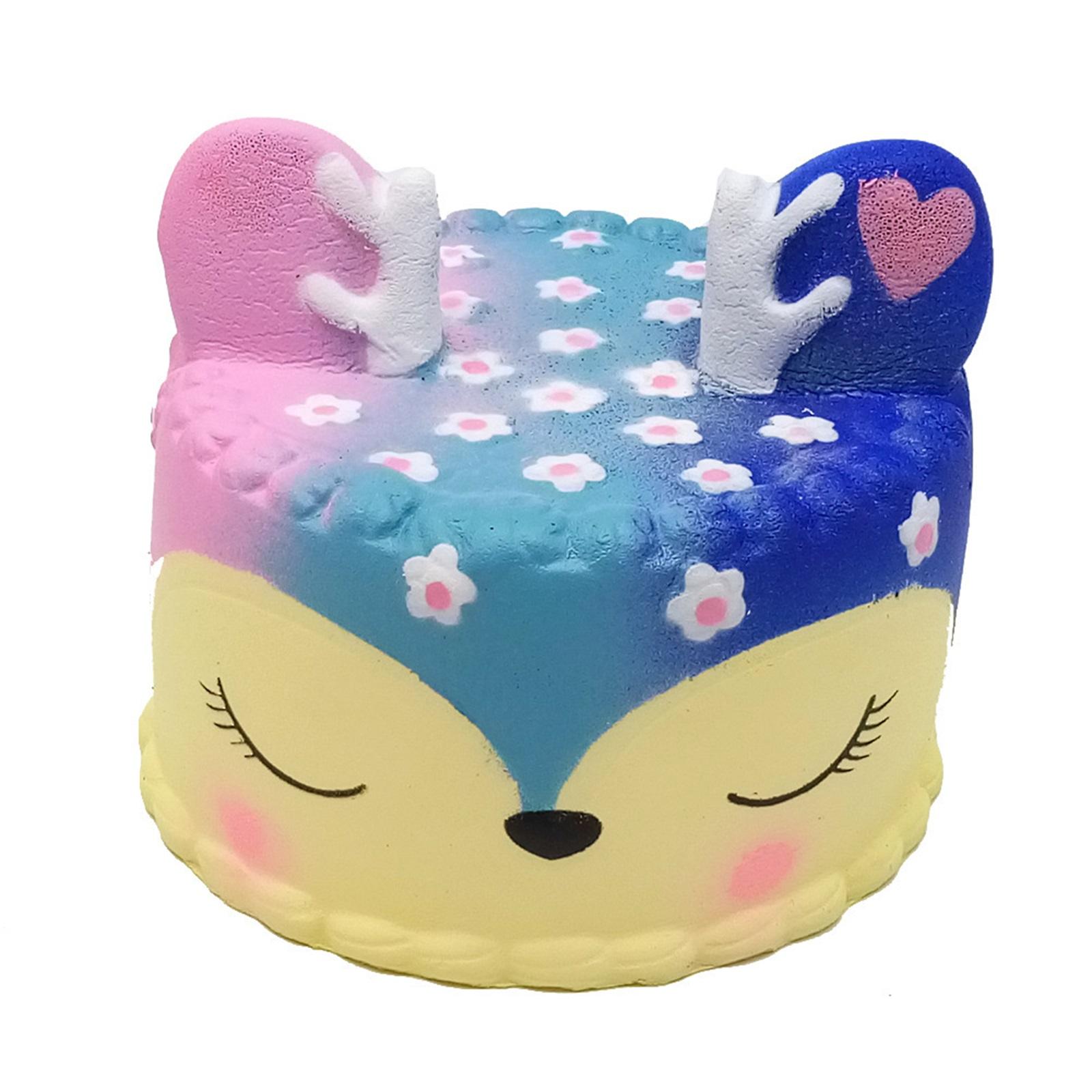 

Deer Shaped Toy Slow Rising Stress Relief Toy for Kids and Adults with Cute Ear Design Suitable for Home Office Play One Size