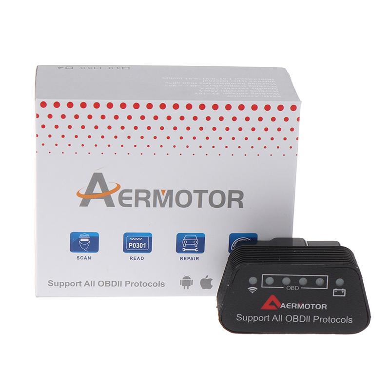 Elm327 V1.5 Wifi Bluetooth 4.0 V1.5 OBD2 Čtečka chybových kódů Diagnostický skener pro automobily Diagnostické nástroje Podporující systém Android iOS