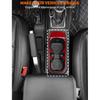 Savadicar Red Interior Accessories - Cup Holder Trim Cover for 2018-Present Jeep Wrangler JL JLU 4XE & Gladiator JT - Solid Color Interior Decor