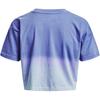 Under Armour Logo Gradient Print Short Sleeve T-Shirt Women Tops Bazaar-Blue 1376750-495