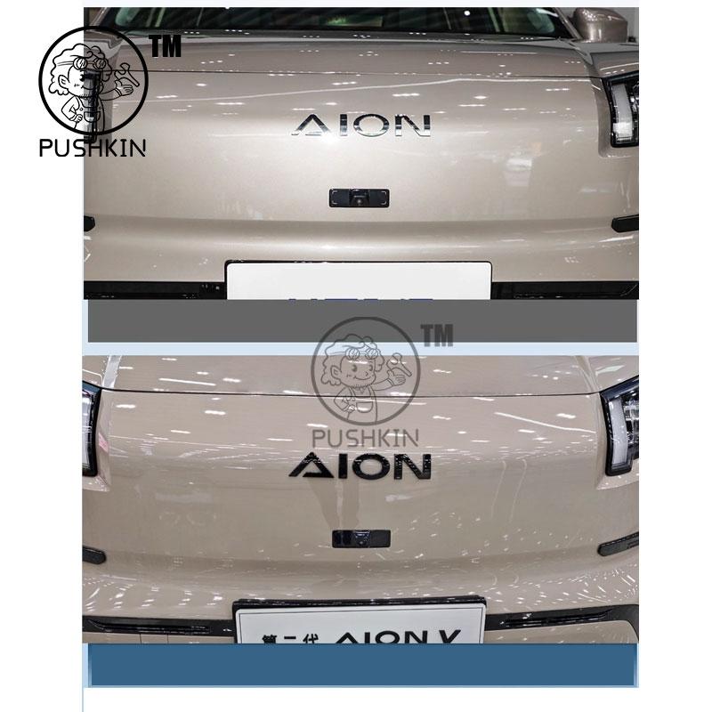 For GAC AION V 2025 2026 3D ABS Sticker Car Emblem Badge Decals Black Badge Logo Emblem Cover Car-Styling Accessories