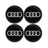 2026 56/60/65mm Car Styling 3D Metal Wheel Center Hub Cap Dust Cover Sticker for Audi A4 B8 8P A3 A5 A6 C7 A1 A7 A8 Q2 Q3 Q5 Q7 RS TT
