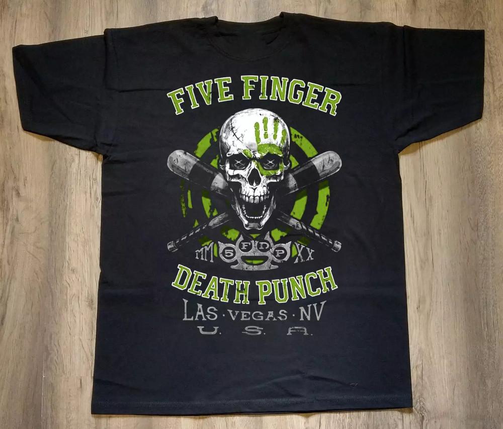 

Five Finger Death Punch Band Live In Las Vegas Full Size S-5XL Unisex T-Shirt XXXXL