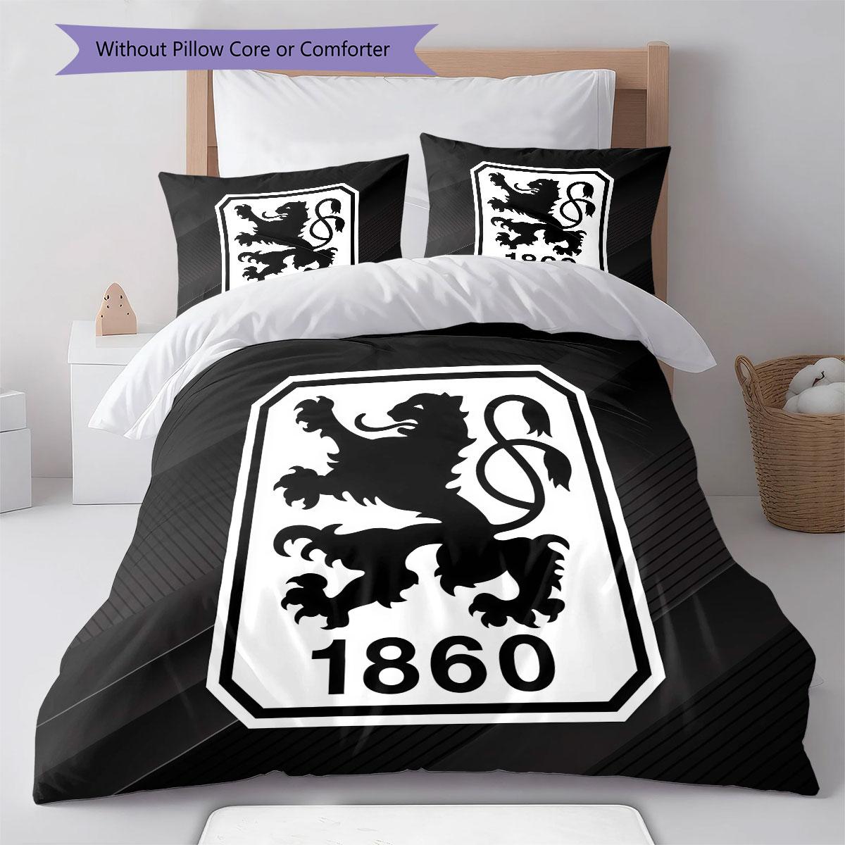 1860 Minhene logo Gultasveļas sega Komplekts