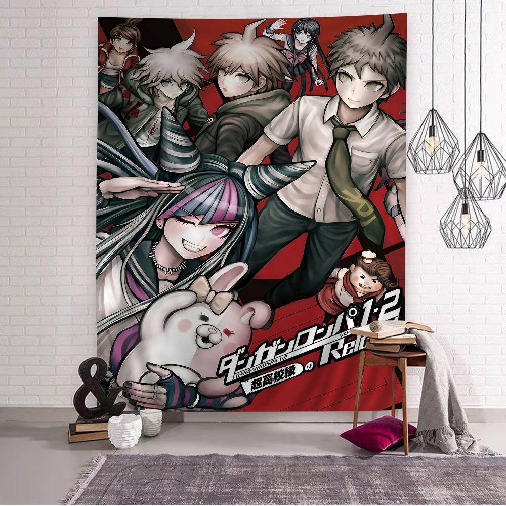 

Anime danganronpa hot Anime Tapestry Hanging Tarot Hippie Wall Rugs Dorm Wall Hanging Sheets 74x94cm(29x37in)