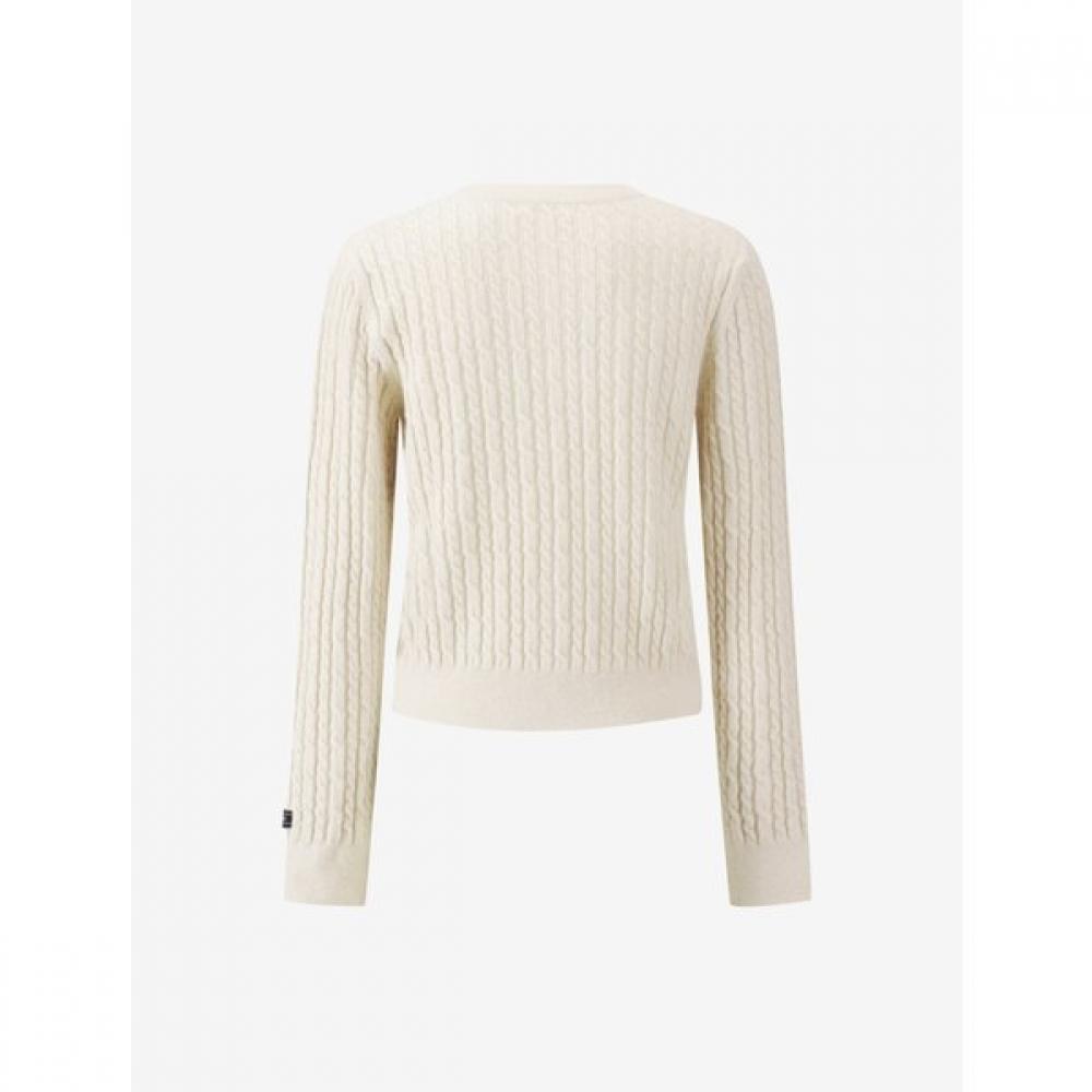 Cc Collect Cashmere Blended Cable Cardigan C254ksl142