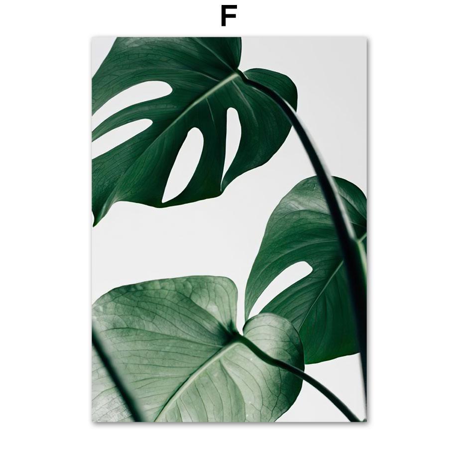 Sunrise Beach Hanging Bridge Eucalyptus Flower Cactus Wall Art Print Canvas Painting Nordic Posters Picture Living Room Decor