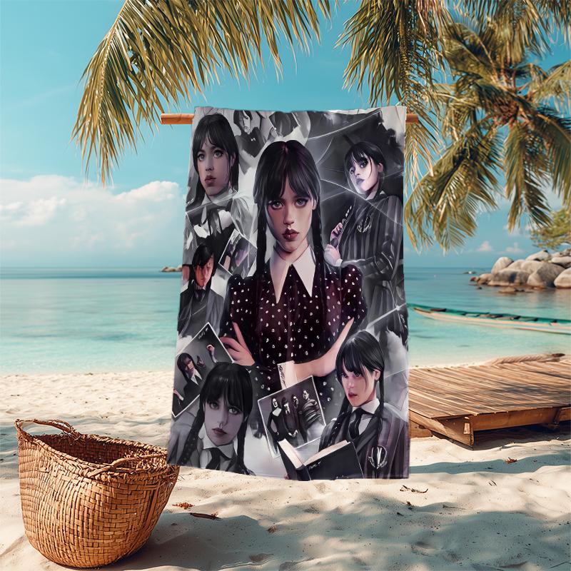 1Pc Dance Headless Body Beach Towel Microfiber Beach Towel Thin Absorbent For Beach Swimming Yoga Bath Sports 0917162