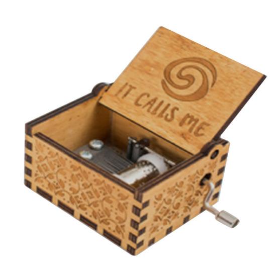 Vintage Birkensperrholz Crisp Spieluhr Kinder Musiksammlung Geburtstagsgeschenk