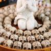 55KF Mini Skull Ornaments Pack of 20 Resin Miniature for Seasonal Displays