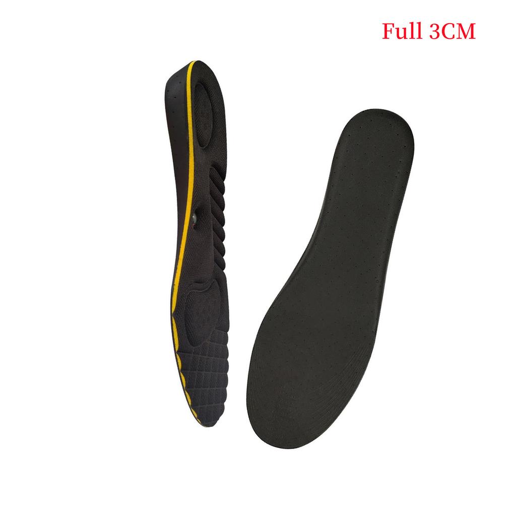 1Pair Shoe Insoles Breathable Half Insole Heighten Heel Insert Sports Shoes Pad Cushion Unisex 2.3-4.3cm Height Increase Insoles