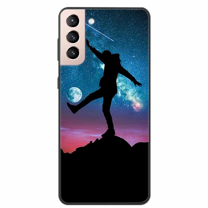 

Для Samsung Galaxy S21 FE 5G чехол с мультяшной росписью, мягкие чехлы из ТПУ для телефонов Galaxy S21FE S 21 FE, силиконовая задняя крышка, милый чехол Samsung S21