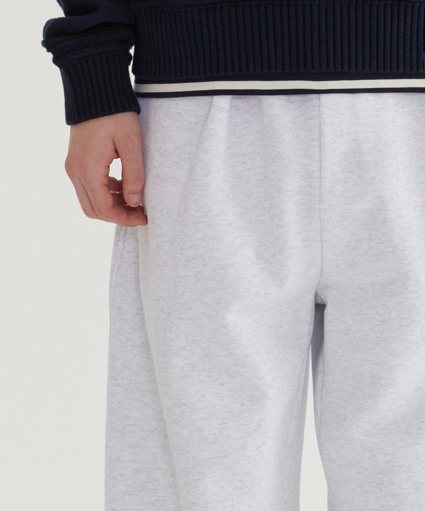 COVERNAT Semi-Wide Authentic Sweatpants Heather Gray