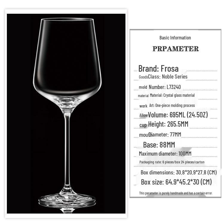 High-Stemmed Crystal Red Wine & Champagne Glasses for Home Barware