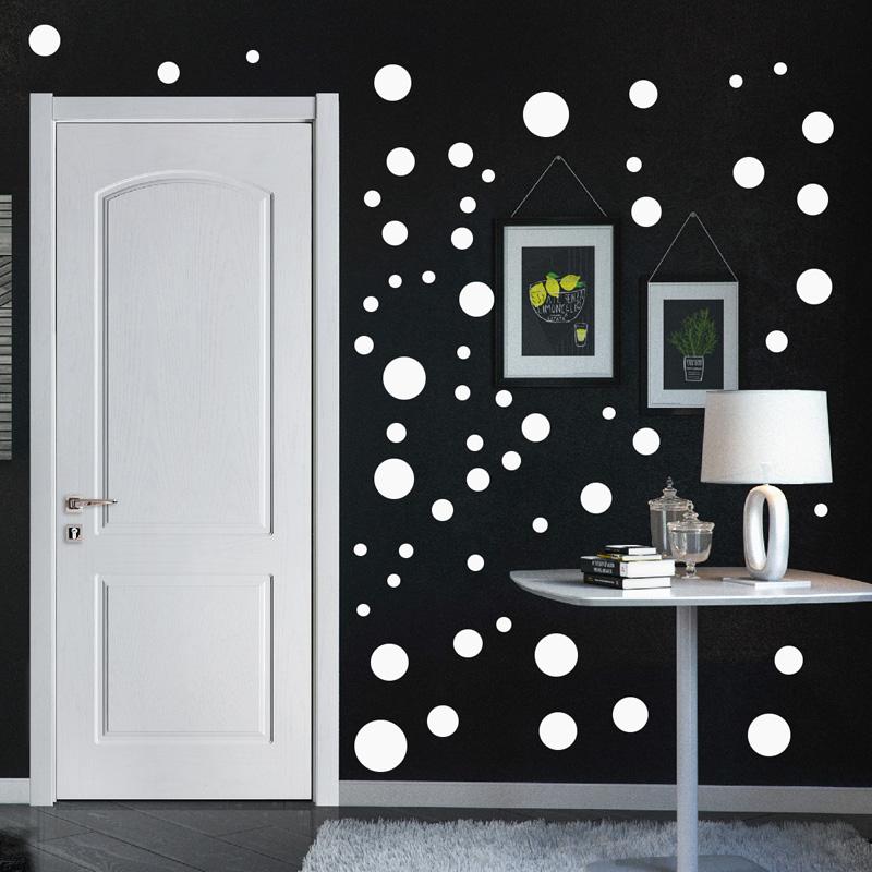 Креативные наклейки на стену в горошек Фоновая стена Гостиная Декоративные наклейки на стену Самоклеящиеся наклейки на стену