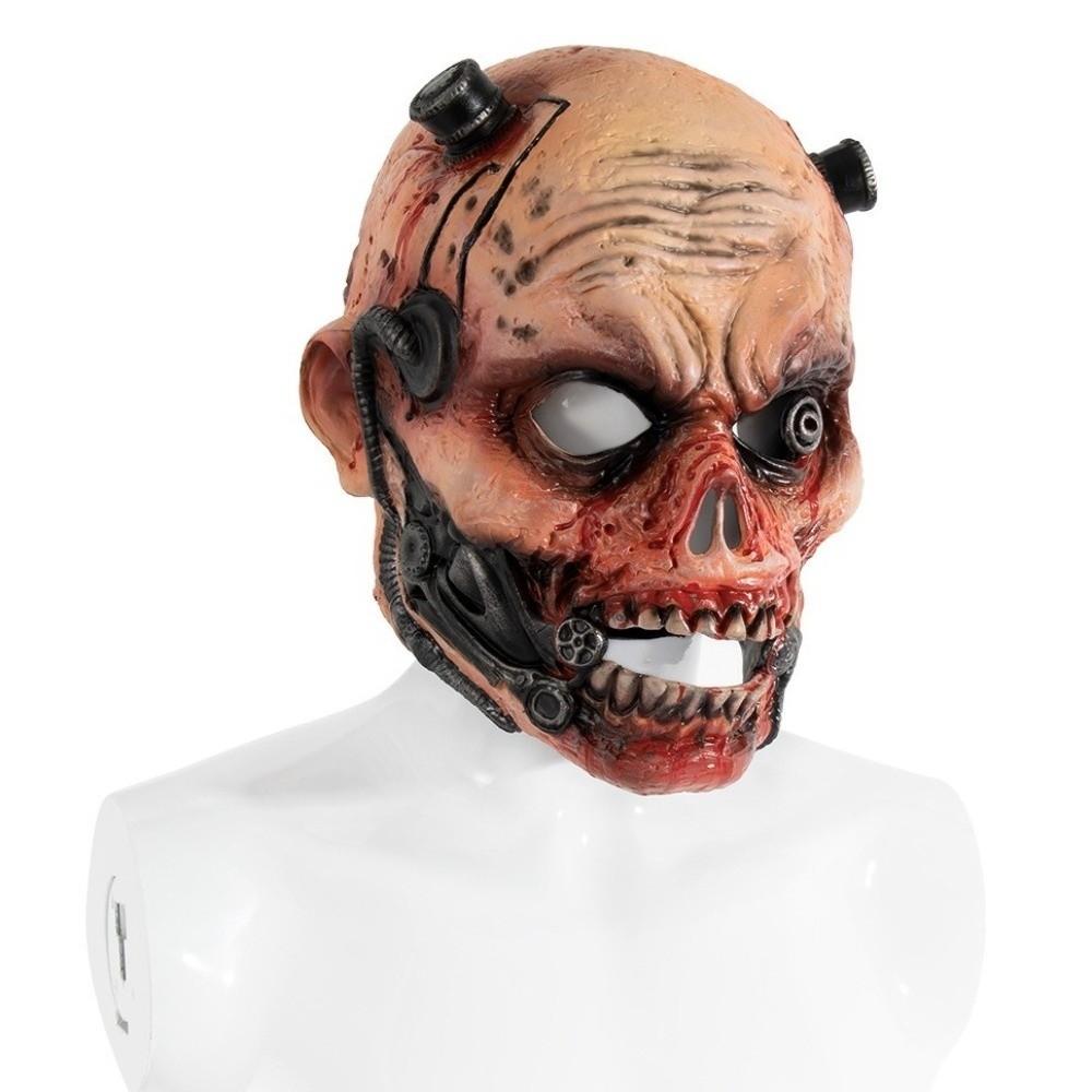 Realistic Halloween Ghost Mask 3D Stereo Demon Grim Reaper Mask Demon Face Cover  Cosplay Events