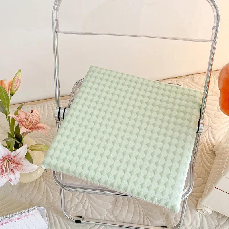 2025 New Summer Ice Doudou Seat Cushion Chair Cushion Cool and Comfortable Skin-friendly Breathable Living Room Dining Room