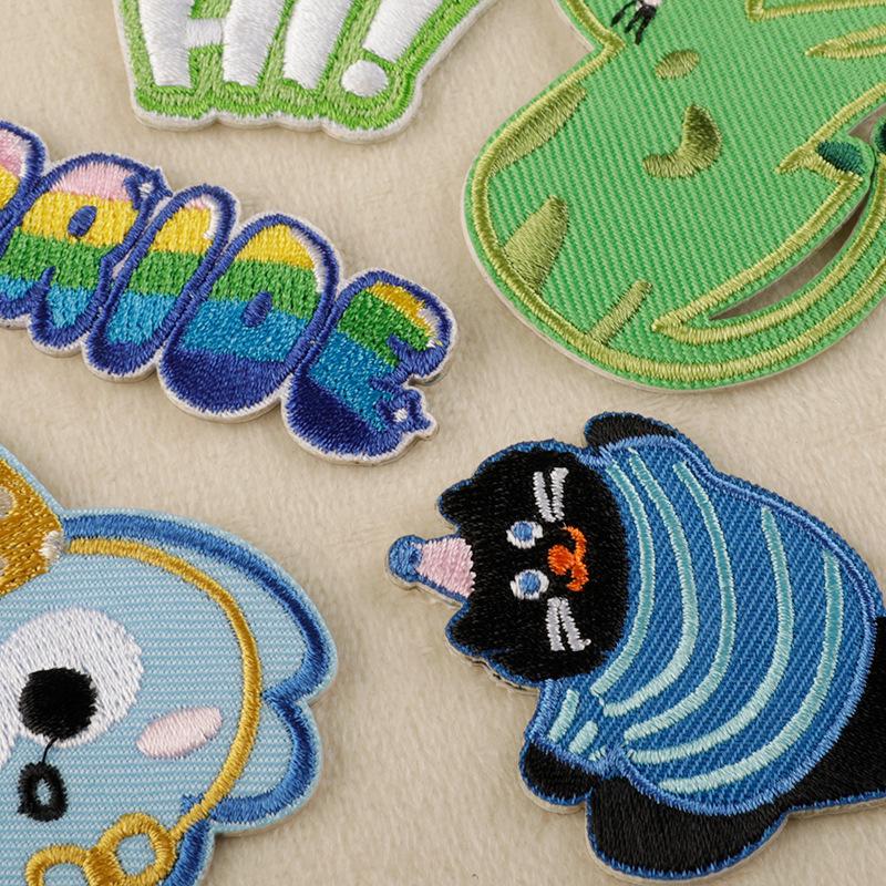 Dooku DIY Animal Embroidery Label - Self-Adhesive Cloth Patch