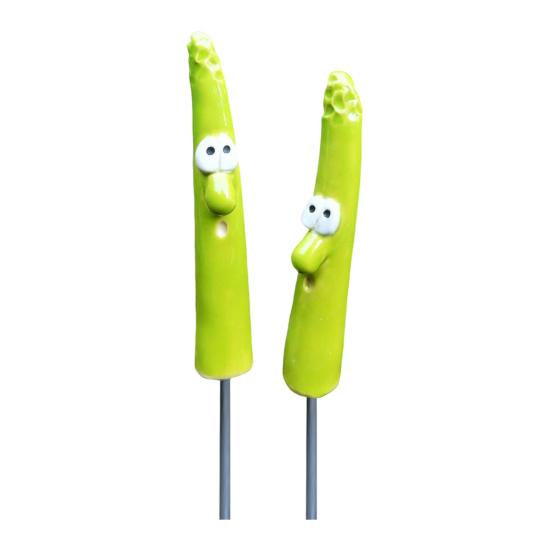 Planter Insert Resin Ornament Plant Shoot Garden Stake Flower Pot Insert Decoration
