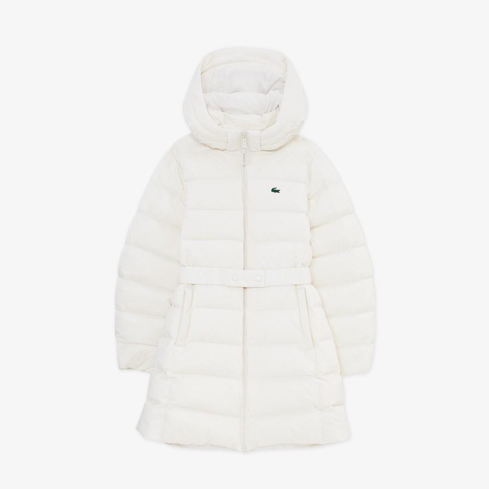 Lacoste Women's Mid-Hip Length Heavy Down Jacket BF284E-55NXFJ