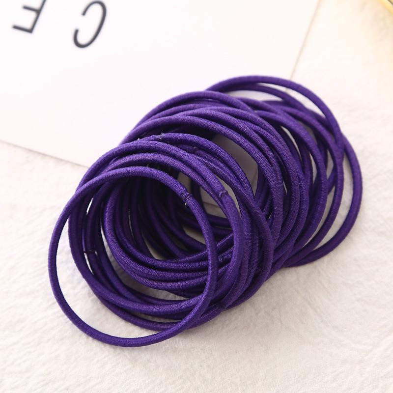 Korean Double-Strand Thin Rubber Band Hair Ties - Small Accessories