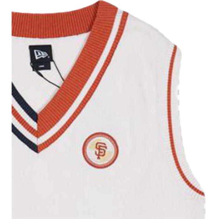 New Era SS23 MLB San Francisco Giants Retro Color Block Sports Sleeveless Vest Unisex vest Ivory 13558546