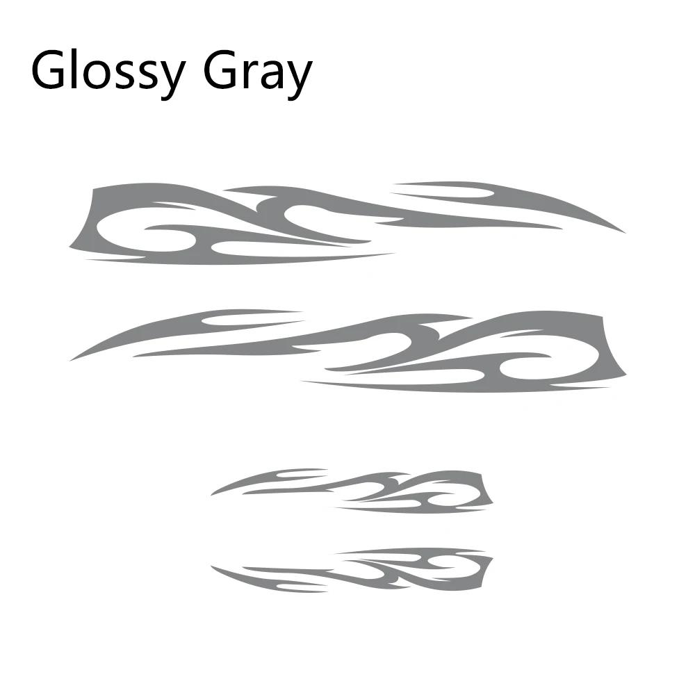 4PCS Car Door Side Stickers Hood Cover Decals Waterproof Vinyl Film Decoration Automobiles DIY Sports Styling Tuning Accessories