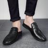Men's Leather Slippers Sandals Loafers