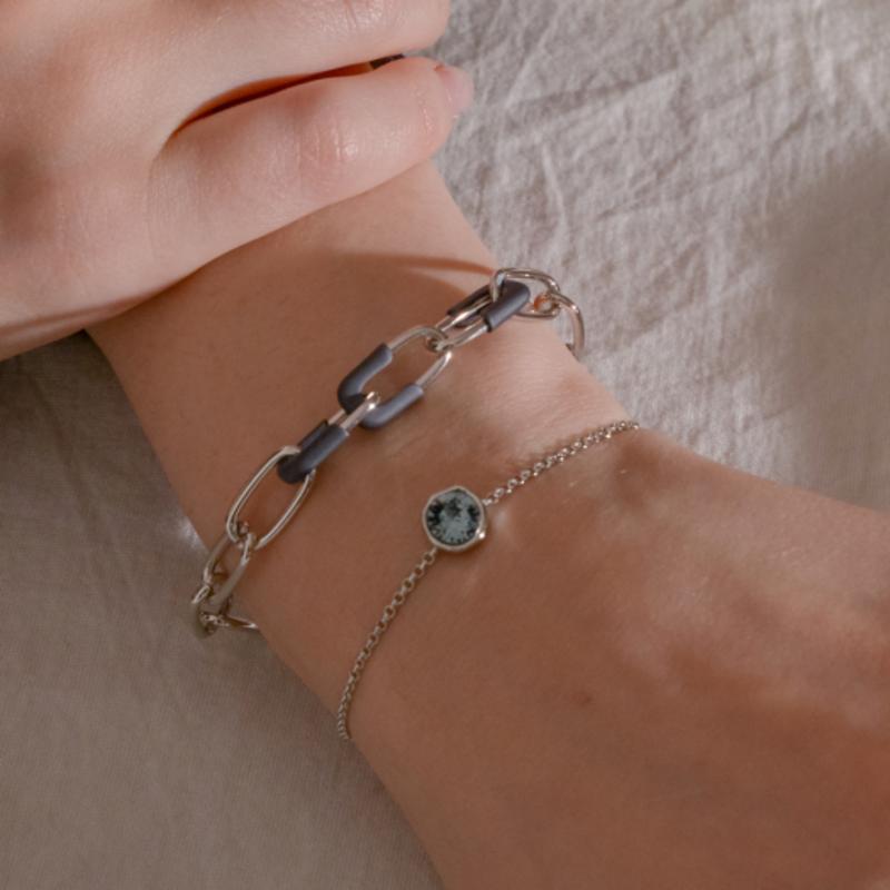 Dana Burton [fw] Colored Link Chain Bracelet