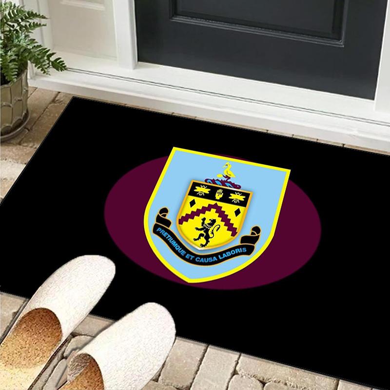 1PC rug Burnley Football Club Carpet, Chair Rug,Area Rug for Office Bedroom living rooms bedroom, Doormat decor Christmas fan gifts