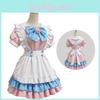 Charmantes und Elegantes Lolita-Kleid Maid-Uniform Outfit Mit Polster und Schürze