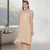 Soft Coral Fleece Bath Skirt/Robe, Strapless & Absorbent with Magic Sticker for Adults