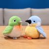 Nová Roztomilá Pípající Ptáček Plyšová Hračka Měkké Kawaii Simulovaná Zvířátka Plněná Panenka Dekorace na Stůl Kreativní Dětská Hračka Domácí Ozdoba