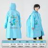 Children's Raincoat for Boys and Girls, Long Style, Full-Body Storm Protection with Backpack Space, Specifically for Kindergarten and Elementary