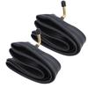 2Pcs Inner Tube Replacement Butyl Rubber Tyre W Bend Valve for Folding Bicycle Bike14x2.125in