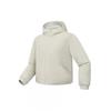2026 Womens Short Puffer Hooded Cotton Jacket Lulu Style Winter Warm Loose Solid Zip Coat