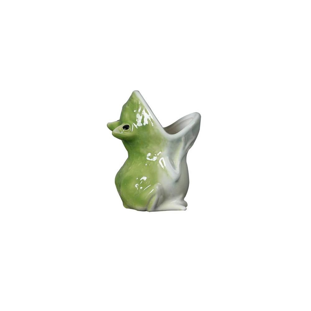 Decorative Cartoon Flower Vase Handicraft Frog Candlestick Stand Animal Succulent Flowerpot  Yard