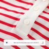 Navigare Girls' Stripe Pleated Polo Collar Dress