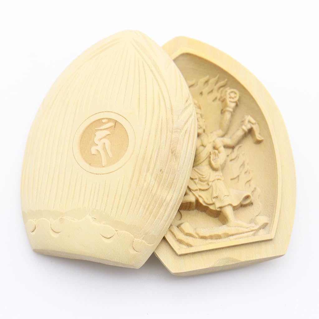 Kurita's Special Buddhist Statue [Guardian Deity] Ushnishavijaya (Lotus-Shaped Incense Holder Buddha [Pocket Buddha]) Guardian Deity of Purity