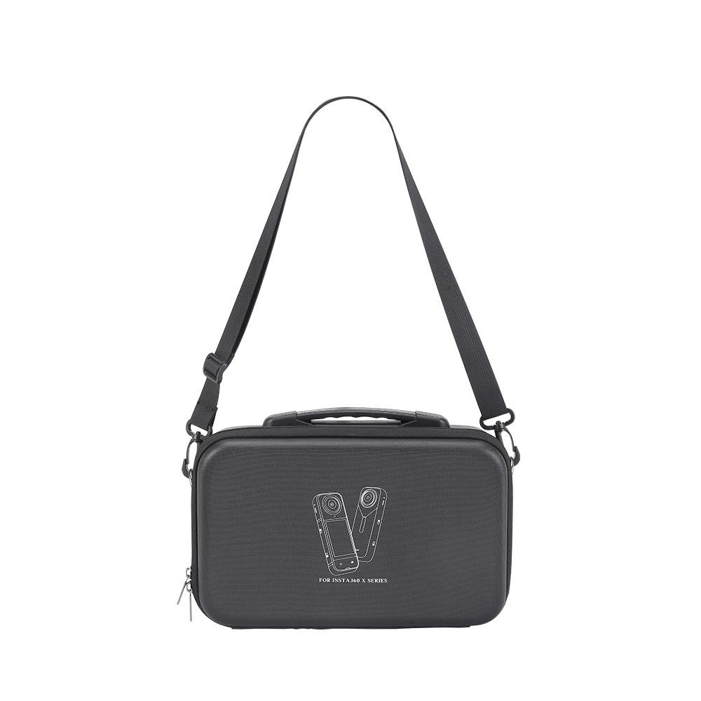 

EVA Portable Storage Box Shoulder Bag For Insta360 X5 / X4 Sports Camera & Accessories Large Capacity Shockproof Handbag & Strap