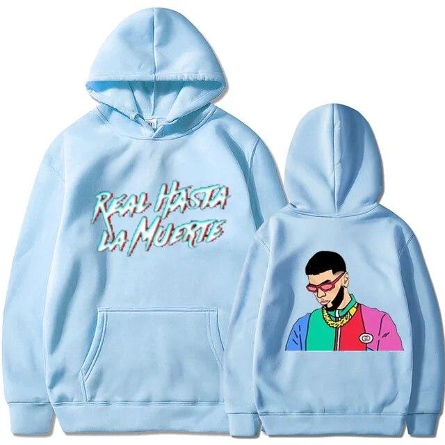 2022 NEW Printed Hoodies Sweatshirt Coat Real Hasta La Muerte casual Tracksuit Costume Unisex Women Clothing Anime Pullover Hoodie Unisex