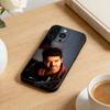T-ThalaPathy V-Vijay Actor Phone Case For iPhone17,16,15,14,13,12 Plus,Max Soft Silicone Black Cover