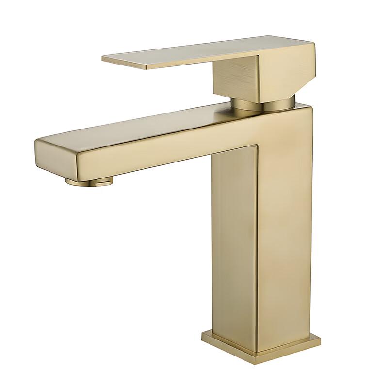 Zhishi Stainless Steel Square Basin Faucet
